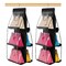 Hanging Handbag Organizer Dust-Proof Storage Holder Bag Wardrobe Closet for Purse Clutch with 6 Larger Pockets (